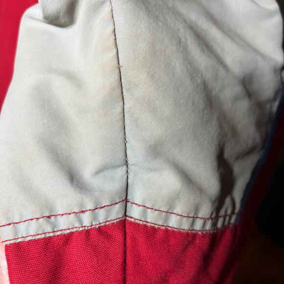 VTG Y2K Abercrombie & Fitch Red Gray Performance Waterproof Full Zip Winter L - Picture 10 of 14